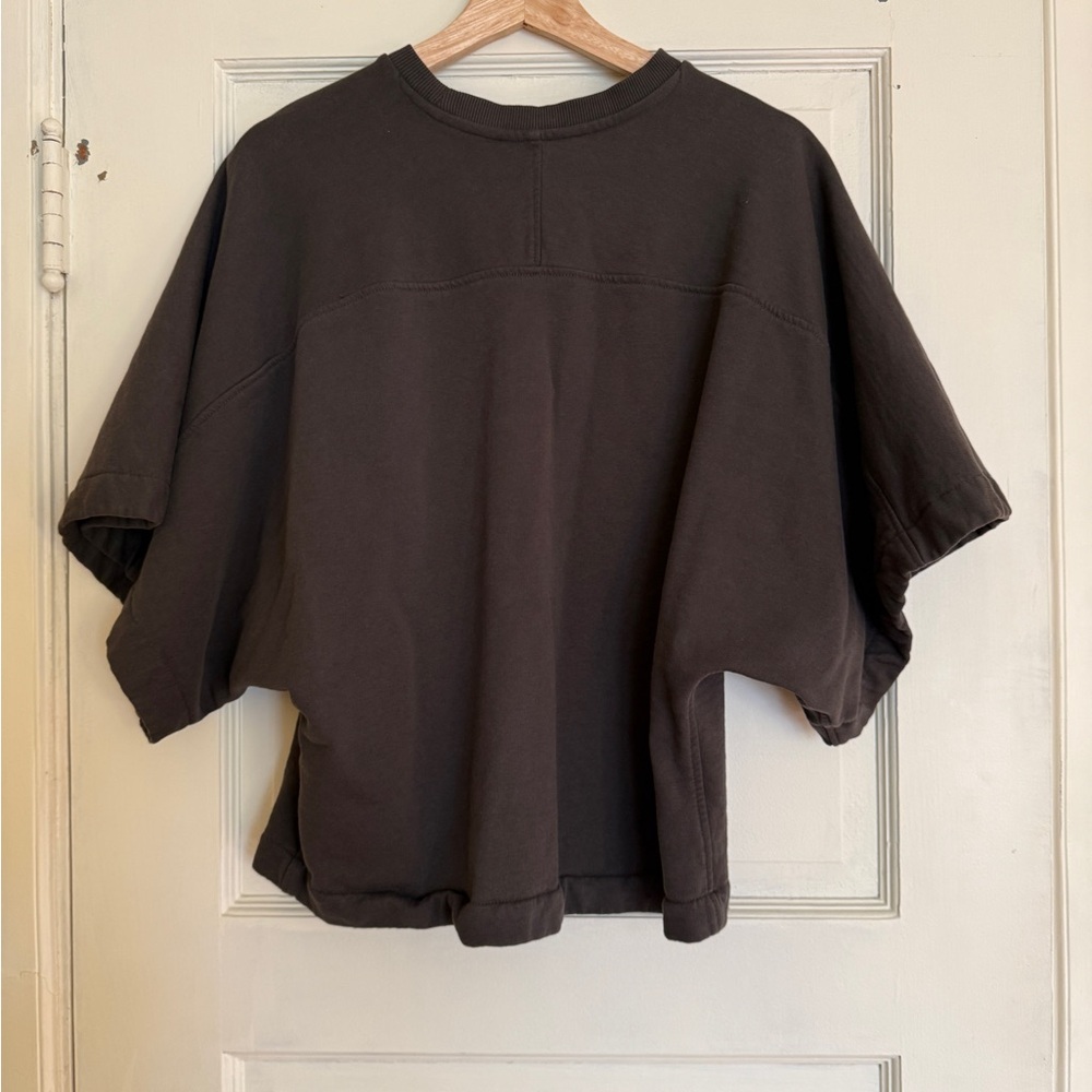 Zara Batwing Short-Sleeved Sweatshirt - Picture 6 of 10